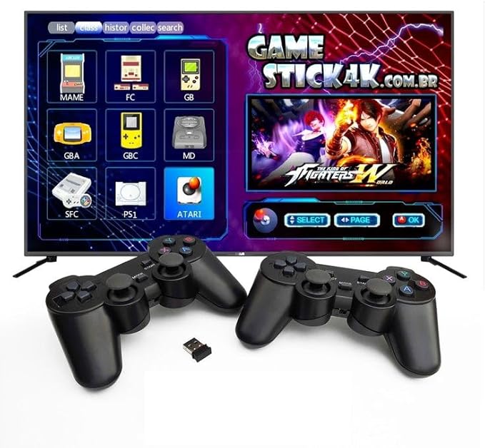 Consola Retro Game Stick 2 Controles