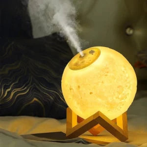 Lampara Luna 3D Con Humidificador